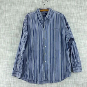 Polo by Ralph Lauren Jerome Shirt Long Sleeve Button Down Mens XL blue 4113